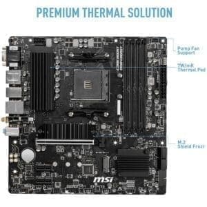MSI MOTHERBOARD 550 (B550M PRO VDH WIFI) (FOR AMD) - Image 2