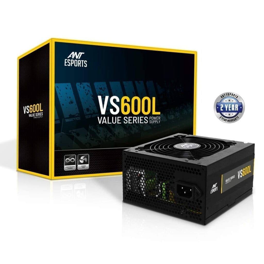 Vs-600l-value-series-ps.jpg ANT ESPORTS SMPS 600W (VS600L) - Image 1