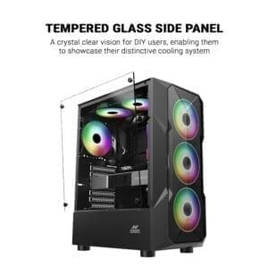 Ant Esports Gaming Cabinet ICE 300 MESH V2 - Image 2