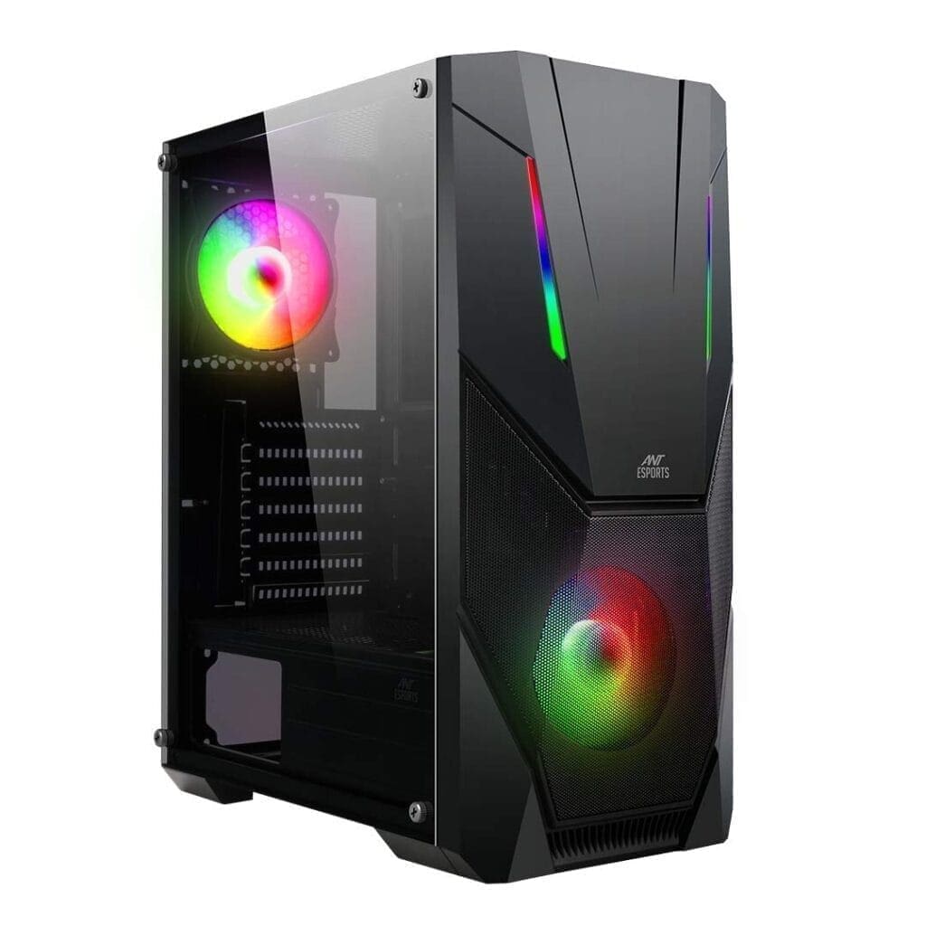 Ant Esports ICE-211TG Mid Tower Gaming Cabinet - Image 1