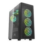 ANT ESPORTS GAMING CABINET 250 AIR ARGB BLACK