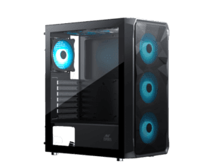 ANT ESPORTS GAMING CABINET ICE 112 (WITHOUT SMPS) BLACK ATX 2HDD 2SSD - Image 1