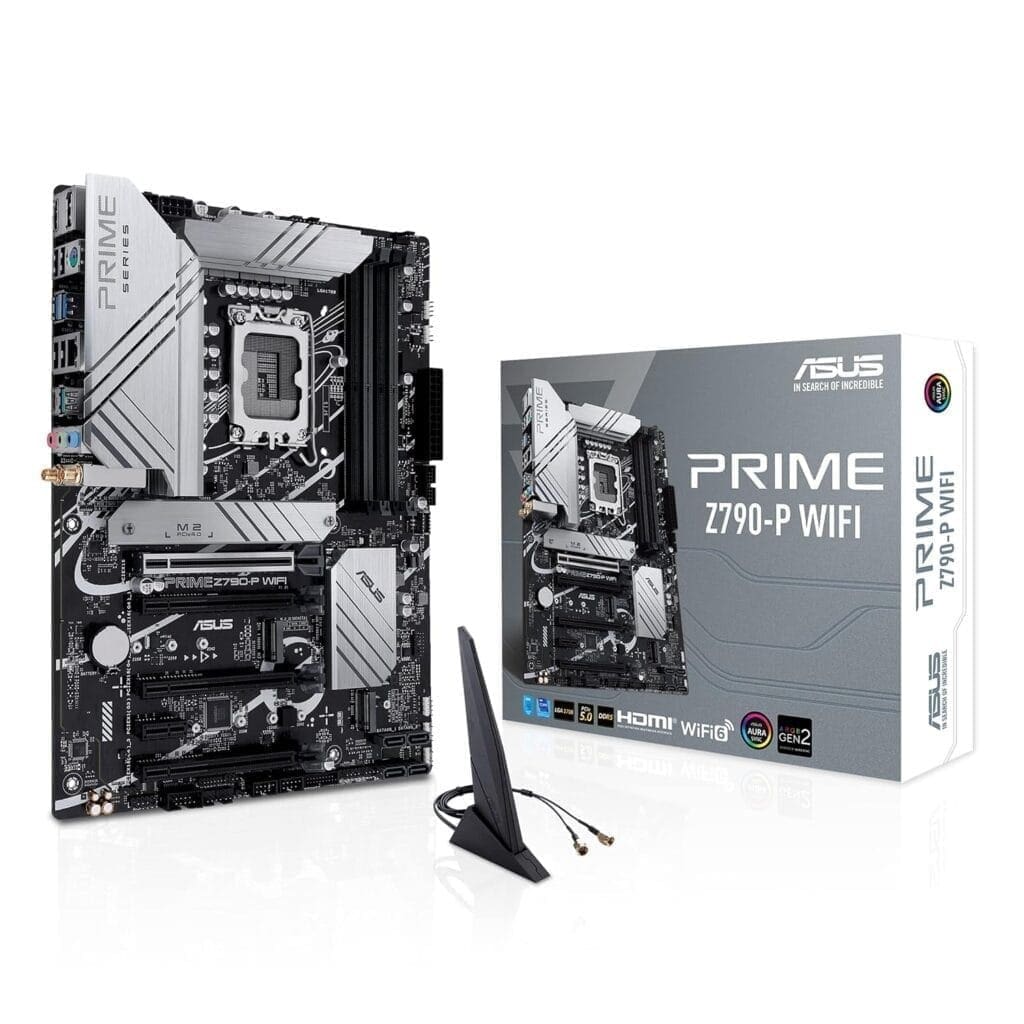 asus-motherboard-z790.jpg ASUS 790 (PRIME Z790 P WIFI CSM) DDR5 (FOR INTEL 12TH | 13TH GEN) MOTHERBOARD - Image 1