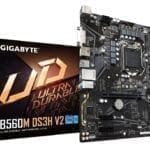GIGABYTE MOTHERBOARD 560 (B560M DS3H V2) DDR4 (FOR INTEL 10TH | 11TH GEN)