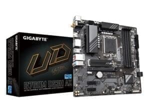 gigabyte-b760m-ax-mb.jpg GIGABYTE MOTHERBOARD 760 B760M DS3H AX DDR5 (FOR INTEL 12TH & 13TH GEN) - Image 1
