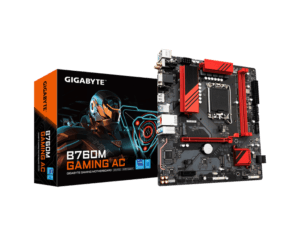 gigabyte-b760m-gamingAC.png GIGABYTE MOTHERBOARD B760M GAMING AC (WIFI) DDR5 (FOR INTEL 12TH & 13TH GEN) - Image 1