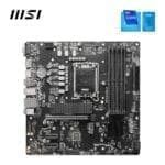 MSI MOTHERBOARD 760 (PRO B760M P DDR4) (FOR INTEL 12TH|13TH GEN) LGA1700 MICRO ATX PCIE 4.0 - Image 2