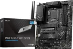MSI MOTHERBOARD 760 (PRO B760 P WIFI DDR4) (FOR INTEL 12TH|13TH GEN) DDR4 LGA1700 ATX PCIE 4.0