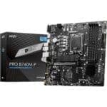 MSI MOTHERBOARD 760 (PRO B760M P DDR4) (FOR INTEL 12TH|13TH GEN) LGA1700 MICRO ATX PCIE 4.0