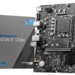 MSI MOTHERBOARD 610 (PRO H610M E DDR4) (FOR INTEL) (FOR INTEL 12TH GEN)