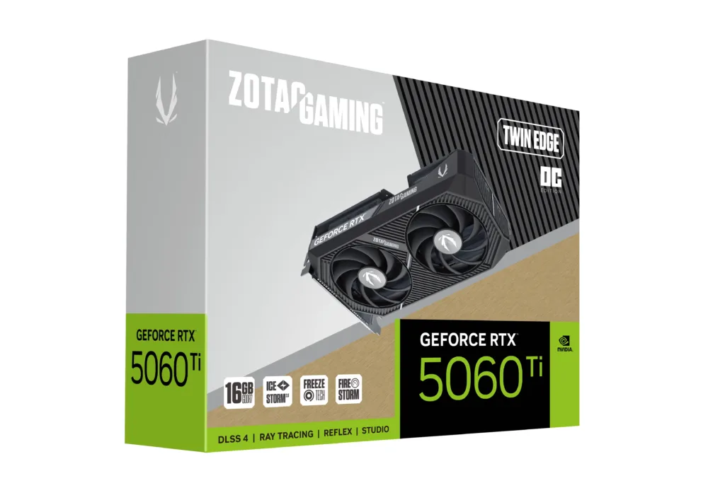 ZOTAC Gaming GeForce RTX 5060 Ti 16GB Twin Edge OC Graphic Card - Image 7