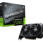 MSI GeForce RTX 5060 8GB Shadow 2X OC Graphic Card