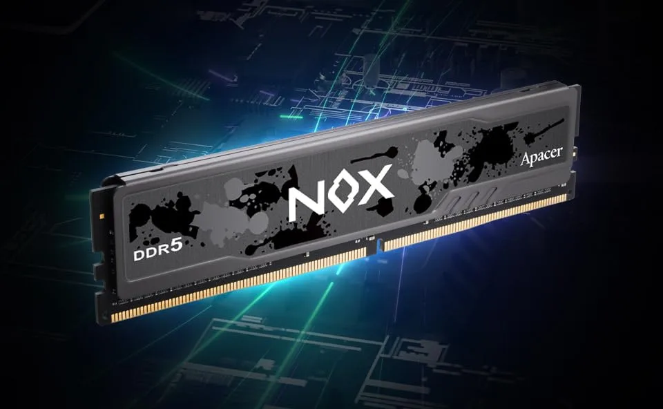 Apacer NOX DDR5 RAM 16GB (1X16GB) 6000MHz CL38 - Image 3